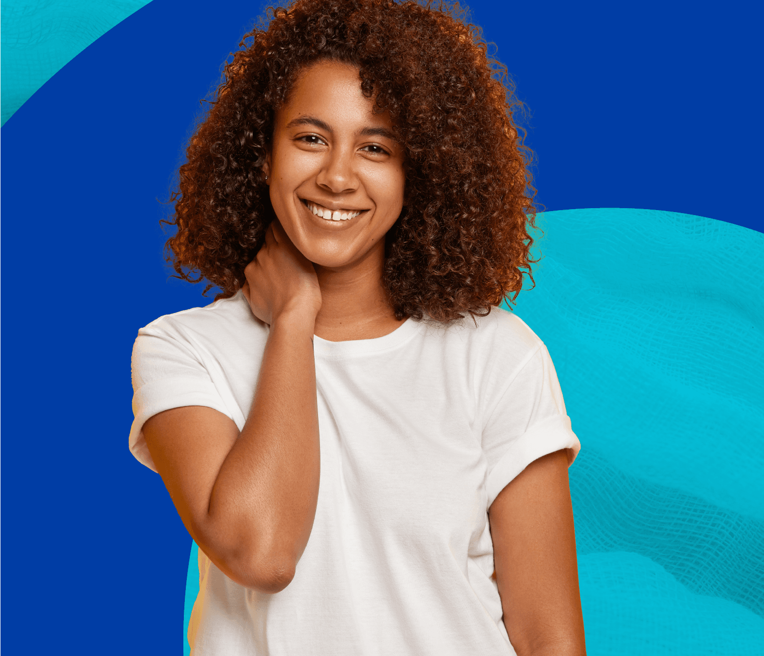 Mujer sonriendo Mujer sonriendo