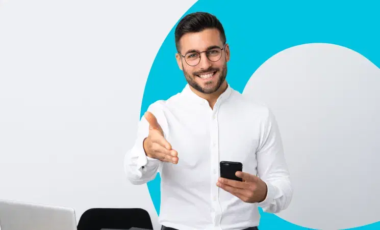 Joven apretón de manos Joven apretón de manos