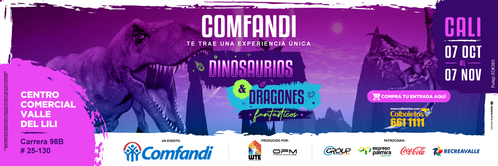 Banner Dinosaurios y Dragones 