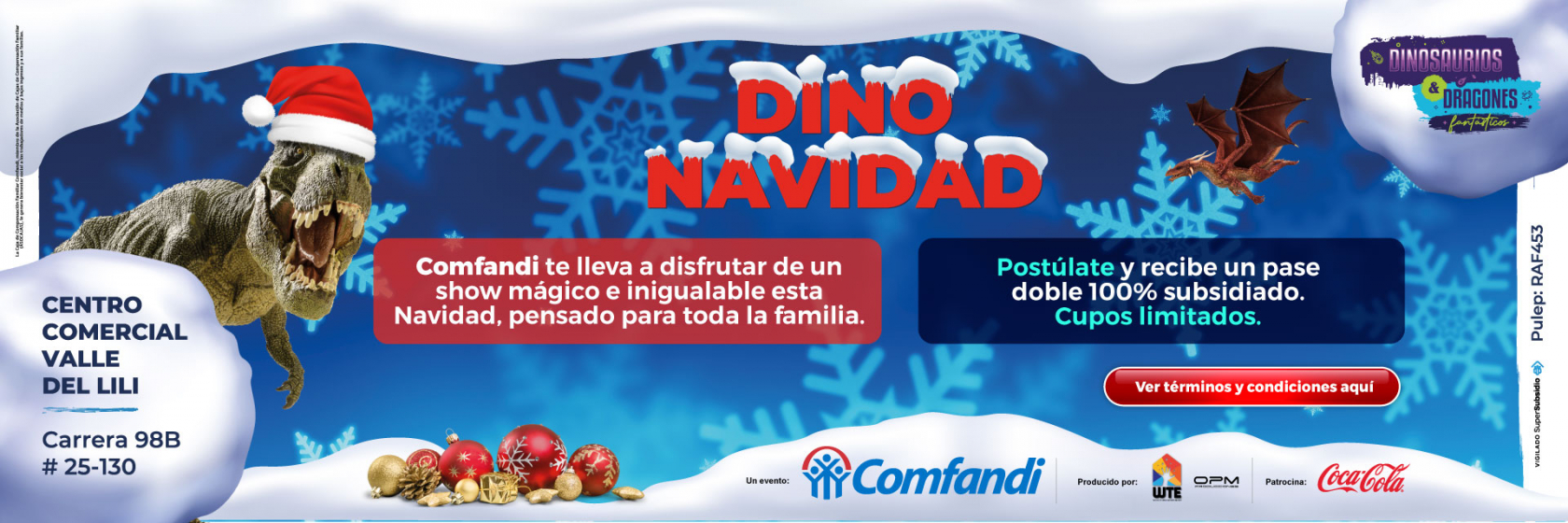 Banner Dino Navidad